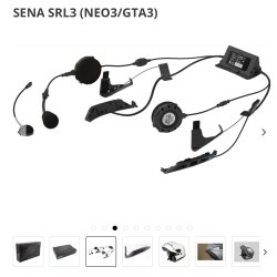 Shoei SRL3 Mesh Bluetooth samtaleanlg til Neotec3, GT-Air3 og J-Cruise3