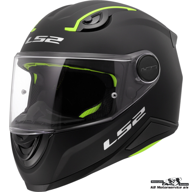 LS2 FF812 Matt Black kid Junior/b�rn