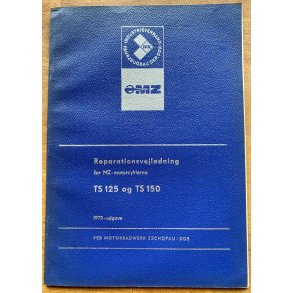 MZ TS125 og TS150 reparationsvejledning p� dansk.