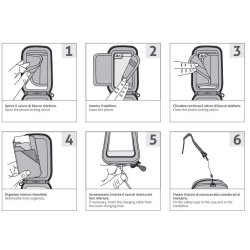 Interphone smartphone holder op til 5,8" med styrbeslag