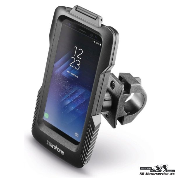 Interphone taske styr Samsung S8 med beslag - Udstyr MC - KB Motorservice A/S