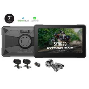 InterPhone RideSync 70 med kameraer