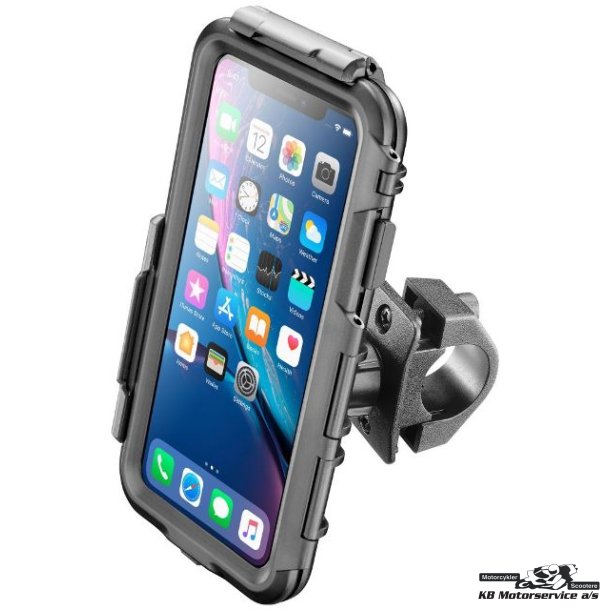 Interphone Iphone  11 / XR taske m. beslag til rund styr