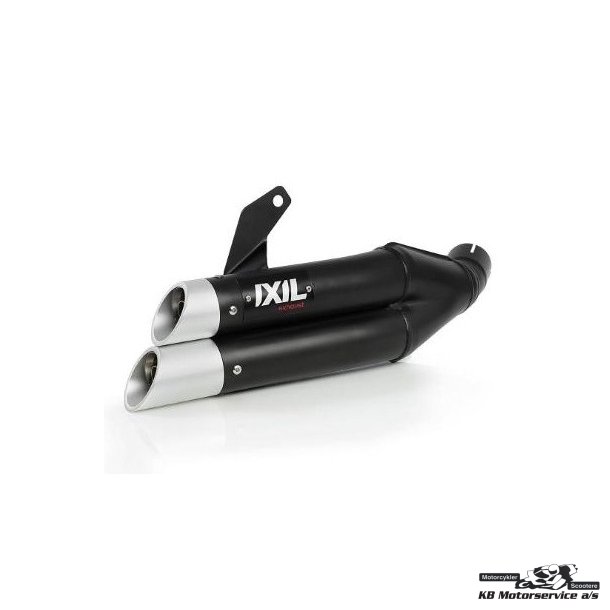 IXIL Dual Hyperlow Black XL Slip-On Udstdning Z650 2017-2019