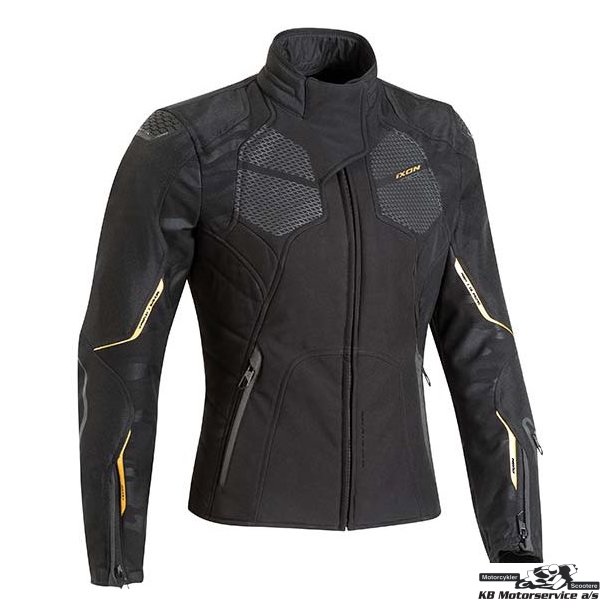 Ixon Cell Dame jakke. Softshell. Sort/guld