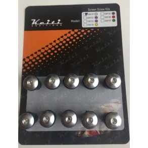 Kbeskruer Slv Alu 5x16mm m/mtrik og skive