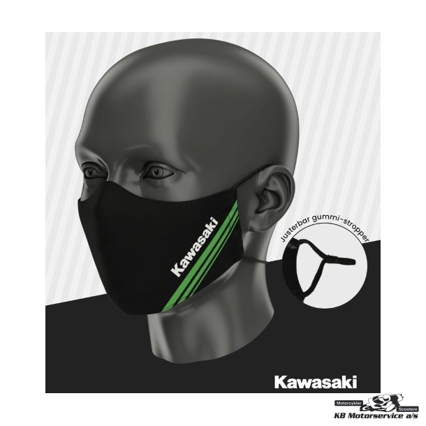 Kawasaki 3-lags stof mundbind.