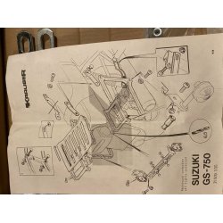 Krauser monteringss�t til K1 taskebeslag GS750