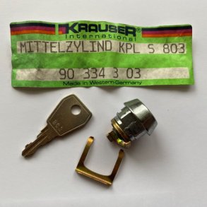 Krauser l�secylinder med n�gle 803 kort pal