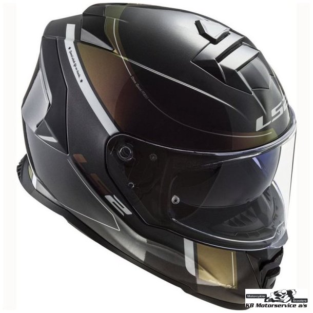 LS2 Storm FF800 VELVET Black Rainbow