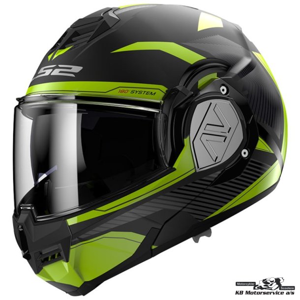 LS2 FF906 Advant Revo Sort Hi-vis gul