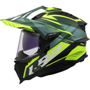 LS2 MX701 Explorer Spire matgrn/Hi-vis gul