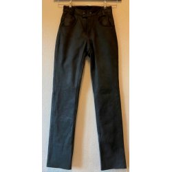 Lder Jeans sort. Lady. Mat