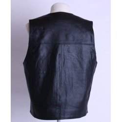 Ldervest sort. Kan udvides.