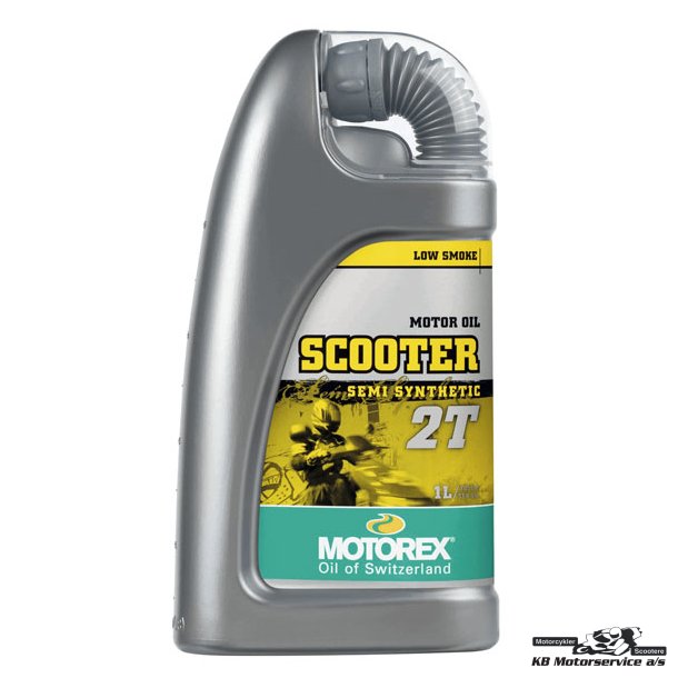 Motorex Scooter 2T olie, 1L - Olie plejeprodukter - KB Motorservice A/S