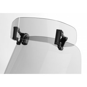 MRA vario C spoiler til eksisterende vindskrm. Klar eller rg farvet. 31 x 8 cm