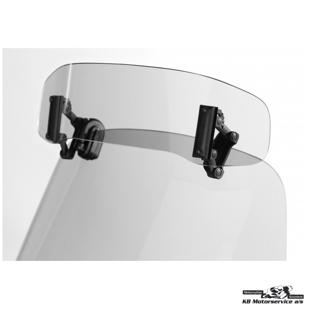 MRA vario C spoiler til eksisterende vindskrm. Klar eller rg farvet. 31 x 8 cm