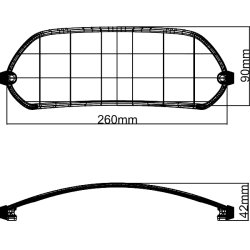 MRA X-Creen Sport Vario til eksisterende vindskrm. Klar. 26 x 9cm