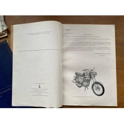 MZ TS125 og TS150 reparationsh�ndbog p� dansk.