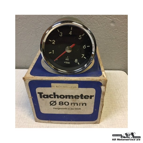Omdrejningstller 80mm  MZ TS250