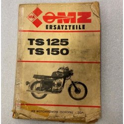 MZ TS125/TS150 Reservedelsbog p Tysk