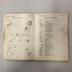 MZ TS250/TS250/1 Reservedelsbog p Tysk