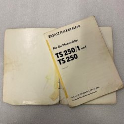 MZ TS250/TS250/1 Reservedelsbog p Tysk