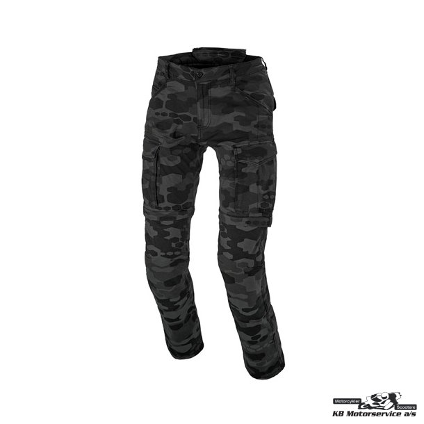 Macna Arrival Kevlar jeans med zip off Mrk Camo