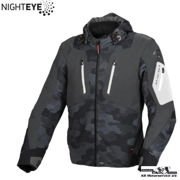 Macna Angle Herre jakke. Softshell med nighteye.