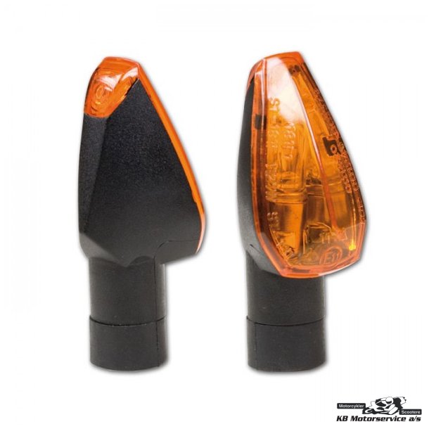 Mini blinklys "Peak" st, kort, 12V/21W halogenpre