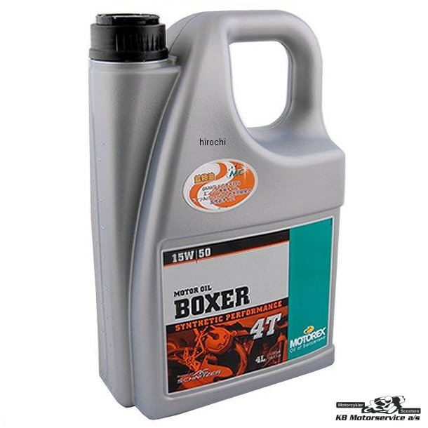 Motorex Boxer olie, 15W50 4L