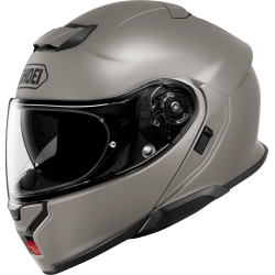 Shoei Neotec3 Chalk Grey -�flipup hjelm - ny 2026 farve