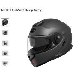 Shoei Neotec3 Mat Deep Grey