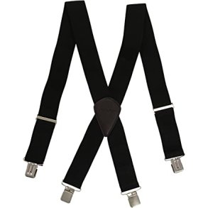 Oxford Seler med klemmer. Sort