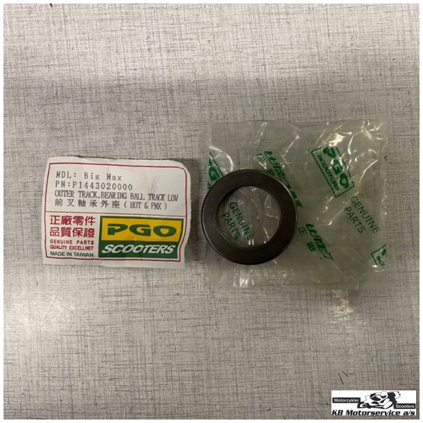 Outer bearing track PGO styrfittings