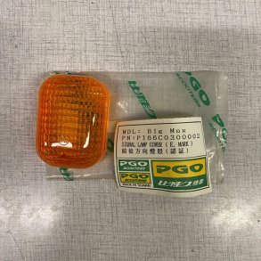 PGO Blinklysglas orange