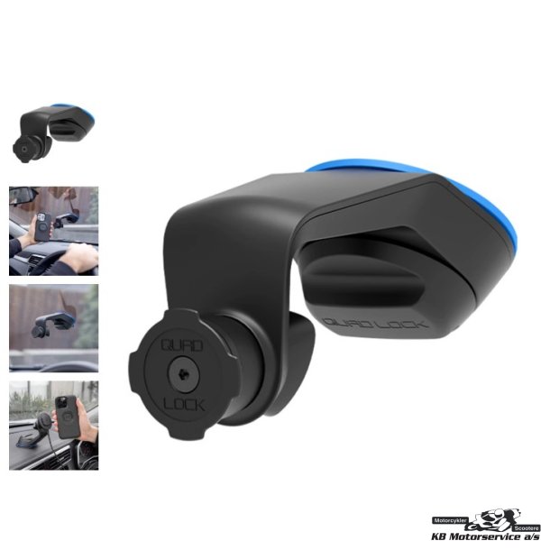 Quad Lock mobilmontering med sugekop til bil