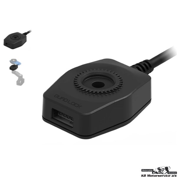 Quad Lock Motorcykel USB lader