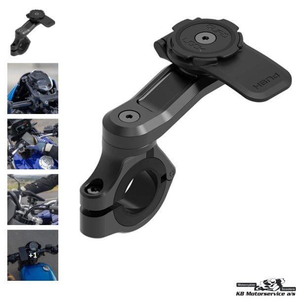 Quad Lock Pro Monteringsbeslag rundt styr. Sort