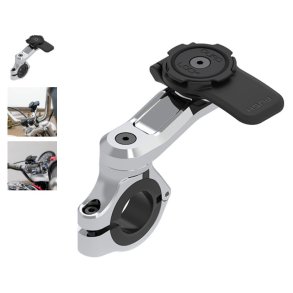 Quad Lock Pro Monteringsbeslag rundt styr. Chrom