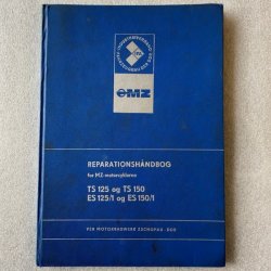 MZ reparationshndbog for MZ TS og ES 125 og 150 modeller p dansk