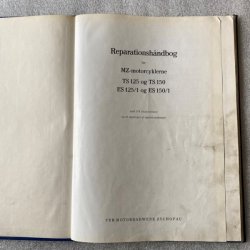MZ reparationshndbog for MZ TS og ES 125 og 150 modeller p dansk