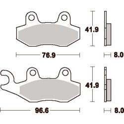 SBS 197MS Bremseklodser