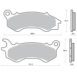 SBS 205HF Bremseklodser