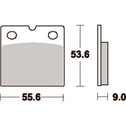 SBS 506HF Bremseklodser