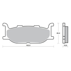 SBS 663HF Bremseklodser