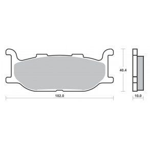 SBS 663HF Bremseklodser