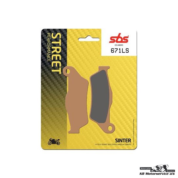 SBS 671LS Bremseklodser