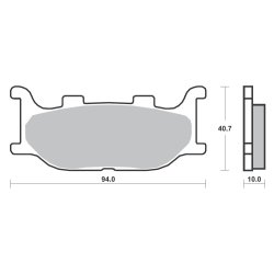 SBS 691HS Bremseklodser