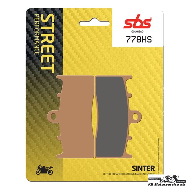 SBS 778HS Bremseklodser